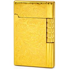 Zeflazer Hediyelik Kişiye Özel Lüks Tasarımlı Kabartma Desenli Metal Çakmak