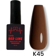Lady Red Line Kalıcı Oje 10 ml K45