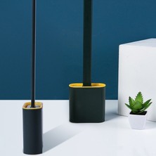 SHC4200 SHC42® Duvara Monte Edilebilir Kapaklı Askılı Klozet Yumuşak Silikon Başlıklı Tuvalet Fırçası Seti