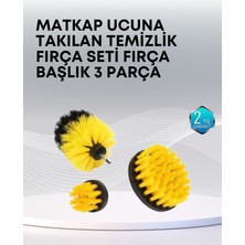 Değirmen Grup 3’lü Matkap Ucu Temizlik Fırçası Seti Çok Amaçlı - Lisinya