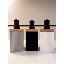 Tiran Akrilik Lüks Kare Sıvı Sabunluk, Mutfak Banyo Lavabo Üstü Sabunluk,losyonluk,(Asorti Renkler)