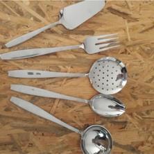 Özbience Şık ve Kullanışlı 5 Parça Kepçe Servis Takımı, Günlük Kullanım Için Ideal