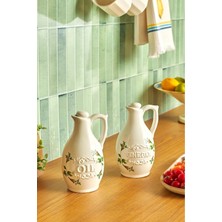 Özbience Şık Antik Tarz 2'li Yağlık ve Sirkelik, 640 ml Set