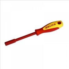 İzeltaş Izeltaş 1000V Süngüsü Izoleli Lokma Uçlu Tornavida 12MM 4773190120 - 4773190120