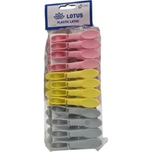 Lotus Plastik Çamaşır Mandalı 24 Lü - LTS-MND31