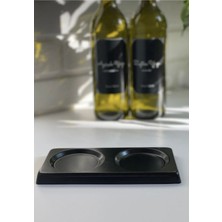 Özbience Şık Metal Yağlık Sabunluk Standı, Damlatmaz ve Cizilmez Altlıklı