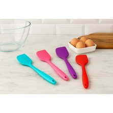 Özbience Ikiye Katlanan 28 cm Silikon Spatula, Dayanıklı ve Esnek Kullanım