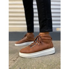 Zapatos JY206 Ottawa Bağcıklı Ortopedik Taban Cilt Erkek Spor Bot Cbt - Taba