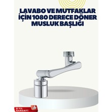 Değirmen Grup Çok Yönlü Dönebilen Musluk Başlığı 2 Fonksiyonlu Su Akışı - Lisinya