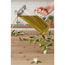 Özbience Vakumlu Çelik Kapaklı Borosilikat Cam Yağlık ve Sirkelik Seti