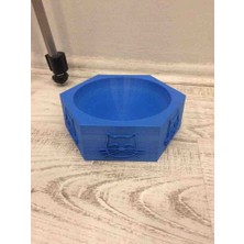 Talaşoğlu Sevimli Kedi Mama & Su Kabı – Hexagon Tasarım 3D Baskı