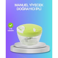 Değirmen Grup Ipli Manuel Doğrayıcı Paslanmaz Çelik Bıçaklı - Lisinya
