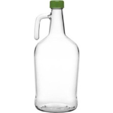 Özbience Şık Kulplu Cam Galon Şişe Yağlık 3 Lt, Pratik ve Sağlam Tasarım