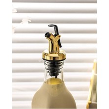 Özbience Gold Damlatmaz Yağlık Kapaklı Yağdanlık Uç, Pratik ve Şık Tasarım