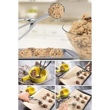 Özbience Paslanmaz Çelik Kurabiye, Dondurma ve Helva Sunum Kepçesi