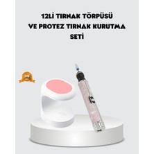 Değirmen Grup 20.000 Rpm Tırnak Matkabı + Mini LED Oje Kurutma Cihazı Seti - Lisinya