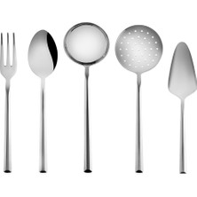 Özbience Şık ve Kullanışlı 5 Parça Çeyizlik Servis Seti, Modern ve Elegant Tasarım