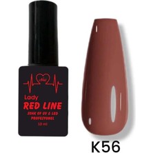 Lady Red Line Kalıcı Oje 10 ml K56