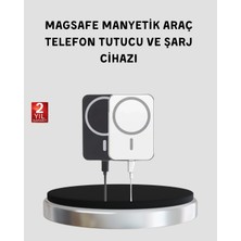 Değirmen Grup Magsafe Uyumlu Kablosuz Powerbank – Güçlü Mıknatıs, Hızlı Şarj, Kompakt Tasarım - Lisinya