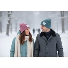 Umel Tekstil 14 Şubat Sevgililer Günü'ne Özel Bere Kalp Detaylı Kaşkorse Çift Kat İki Adet