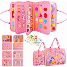 Circle Toys Montessori Keçe Aktivite Çantası – Busy Board - 8 Sayfa