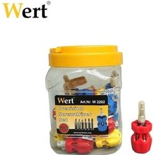 Wert 2202 Bits Uçlu Topaç Tornavida Seti (30 Adet)
