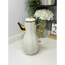 Özbience Bal Kabağı Model Porselen Yağdanlık, Şık ve Zarif Tasarım