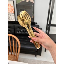 Özbience Gold Salata Maşası, Dayanıklı ve Şık Sunum Aracı, 1 Adet