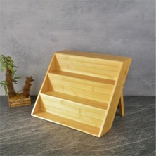 Özbience Sağlıklı ve Şık Bambu Katlı Raf, Alanınıza Doğal Şıklık Katacak