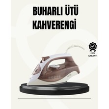 Değirmen Grup Buharlı Ütü 2200W Seramik Taban 300 ml Kahverengi Dikey Ütüleme - Lisinya