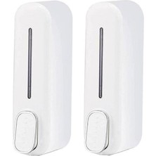 Dln Shop 2 Adet 350 ml Sabun Dispenseri Duvara Monte Duş Şampuanlık Sıvı Sabun Banyo Tuvalet D-34