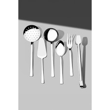 Özbience Paslanmaz Çelik 6 Parça Servis Takımı, Şık ve Dayanıklı Set