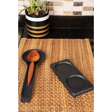 Özbience 2’li Metal Kaşıklık ve Yağdanlık Altlığı Seti, Şık ve Fonksiyonel Tasarım