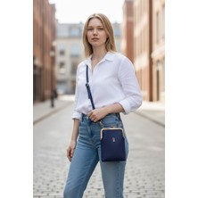 Jara Bag Paris 3 Bölmeli Su Geçirmez Çapraz Askılı Telefonluk Cüzdan Çanta