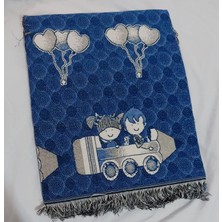 Aylis Home Mavi Kalemli Yemek ve Hobi Örtüsü