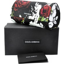 Dolce Gabbana Case Gül Çiçekli Model Kumaş Sert Güneş Gözlüğü Gözlük Kutusu Kılıfı