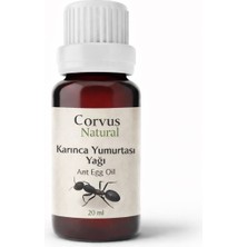 Corvus Natural Karınca Yumurtası Yağı - Tüy Azaltıcı ve Tüy Bakım Yağı 20 Ml.