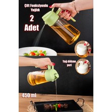 Özbience Cam Sprey Yağlık Seti, Çok Amaçlı Püskürtücü, Airfryer Yağlama Aparatı