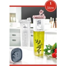 Özbience 1l Kapaklı Yağlık Sosluk Şişesi, Ayçiçek ve Zeytinyağı Şişesi