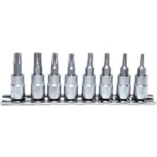Ülkü 7 Parça 1/4ınç Cr-V Torx Lokma Setı