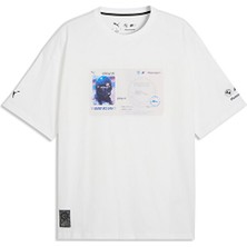 Puma Bmw Mms Lifestyle Tee Erkek Günlük Tişört 63542602 Beyaz