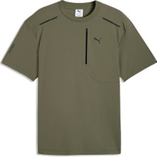 Puma Pumatech Relaxed Pocket Tee Erkek Günlük Tişört 63441381 Yeşil
