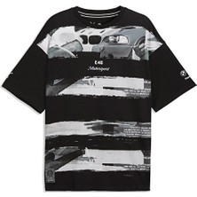 Puma Bmw Mms Lifestyle Tee Erkek Günlük Tişört 63480601 Siyah