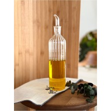 Özbience Şeffaf Cam Yağlık 220 Ml, Modern Tasarım, Kullanışlı ve Şık Mutfak Aksesuarı
