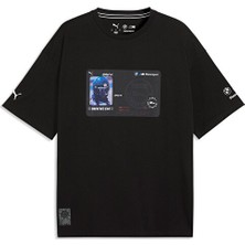 Puma Bmw Mms Lifestyle Tee Erkek Günlük Tişört 63542601 Siyah