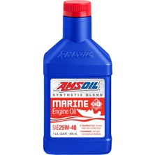 Amsoil 25W-40 Sentetik Karışımlı Tekne Motoru Yağı