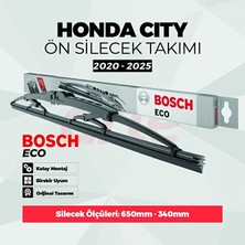 Bosch Honda City (2006–2011) Uyumlu | Eco Ön Silecek Takımı | 2'li Set |