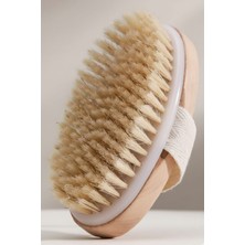 Synee Doğal At Kılı Fırçası - Selülit Karşıtı & Batık Giderici Kuru Vücut Fırçası - Pürüzsüzleştirici Peeling Etkili