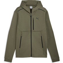 Puma Pumatech Full-Zip Hoodie Dk Erkek Günlük Ceket 63441581 Yeşil