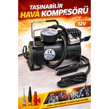 teknohome Araç Hava Kompresörü Çakmaklık Girişli
